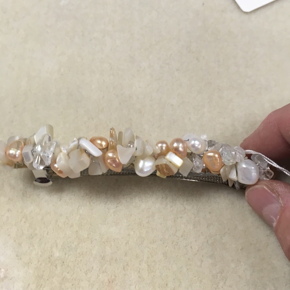 Barrette, handwrapped wedding